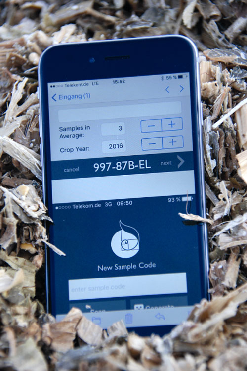 Die FeedScan App erlaubt die Beauftragung von Proben und damit papierlos zu arbeiten.